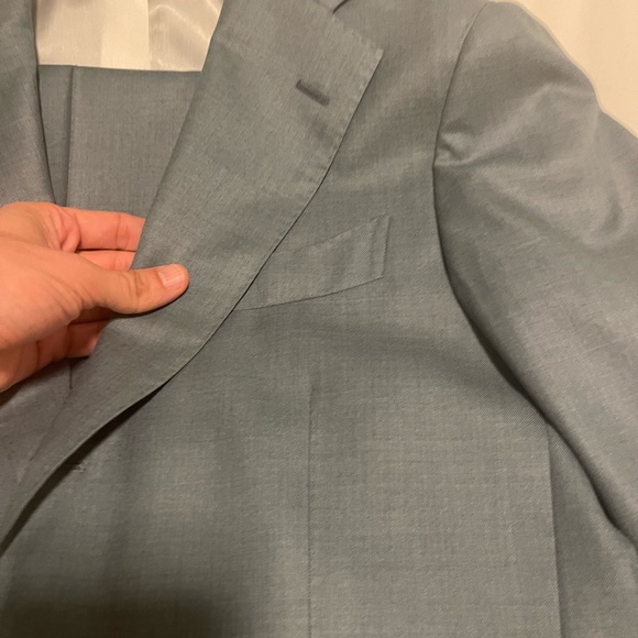 Suit Supply New with Tags 38L Mid Blue Havana Suit - Picture 5 of 16